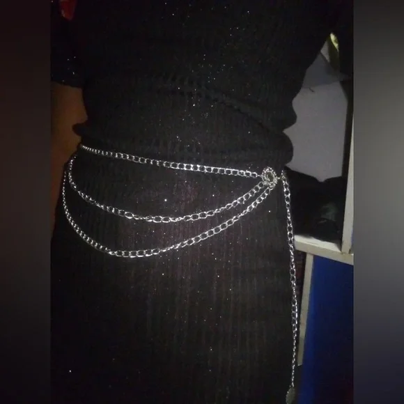 Gold Chain Hip Belt Hip | Brand New - Picture 8 of 8